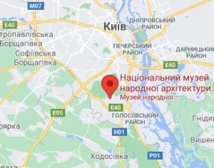 Розташування Пирогова на карті