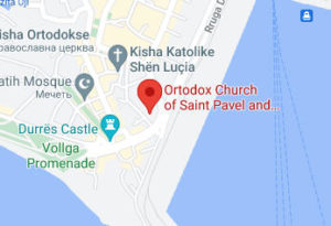 Розташування Церкви Свв. Павла і Астія на карті