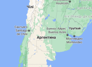 Аргентина - карта