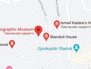 Розташування Етнографічного музею на карті