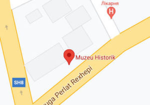 Розташування Історичного музею на карті