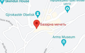 Розташування Мечеті Гірокастри на карті