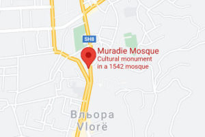 Розташування Мечеті Мурадіє на карті
