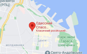 Розташування Одеського Спасо-Преображенського собору на карті
