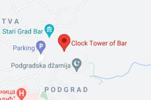 Розташування Годинникової вежі на карті