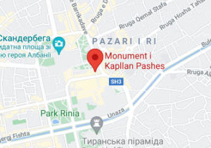 Розташування Гробниці Каплан-паші на карті