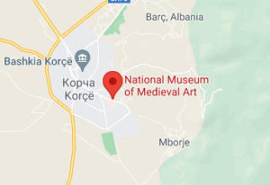 Розташування Музею середньовічного мистецтва на карті