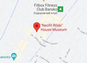 Розташування Будинку-музею Неофіта Рильського на карті