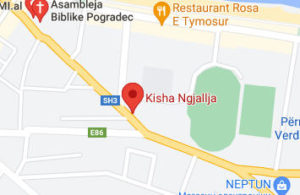 Розташування Воскресенської церкви на карті