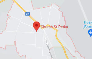 Розташування Церкви Св. Параскеви П'ятниці Тирновської на карті