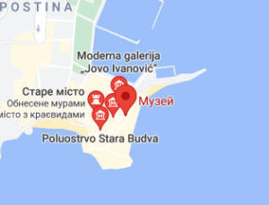 Розташування Археологічного музею на карті