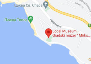 Розташування Краєзнавчого музею на карті