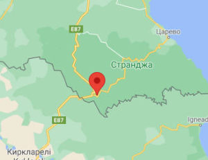 Розташування Малко-Тирново на карті