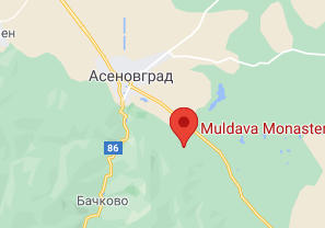 Розташування Мулдавського монастиря Св. Параскеви П'ятниці на карті