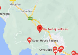 Розташування Фортеці Хай-Нехай на карті
