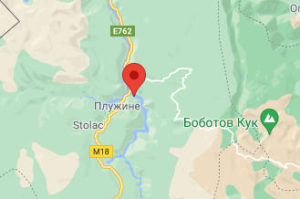 Розташування Півського озера на карті