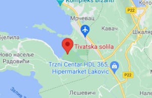 Розташування Заповідника «Тиватська соліла» на карті