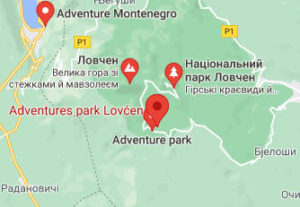 Розташування Парку пригод на карті