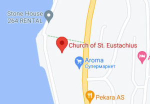 Розташування Церкви Св. Євстахія на карті