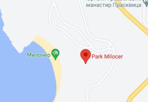 Розташування Курортного парку на карті