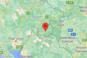 Розташування Плавського озера на карті