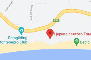 Розташування Церкви Св. Фоми на карті