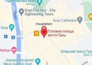 Розташування Головної площі на карті