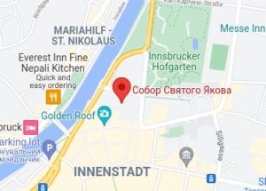 Розташування Собору Святого Якова на карті