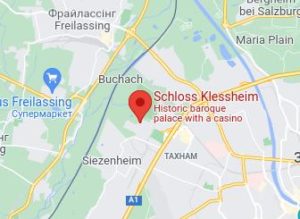 Розташування Палацу Клесхайм на карті