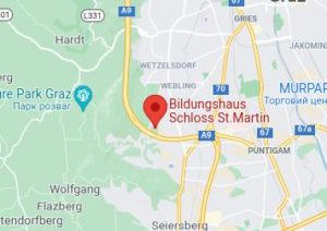 Розташування Палацу Св. Мартіна на карті