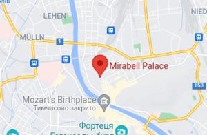 Розташування Палацу Мірабель на карті