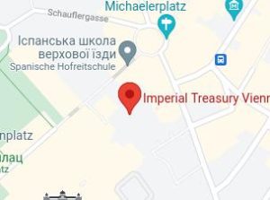Розташування Скарбниці Хофбургу на карті