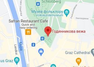 Розташування Годинникової вежі на карті