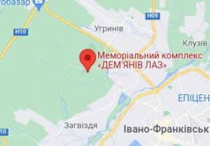 Розташування Меморіального комплексу 