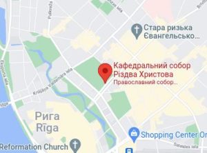 Розташування Кафедральний собор Різдва Христова на карті