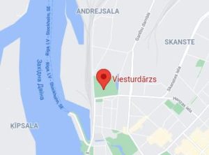 Розташування Парку Дзегужкалнс на карті