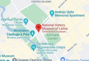 Розташування Латвійського національного історичного музею на карті