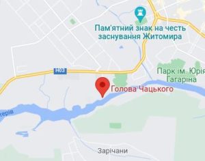 Розташування Голови Чацького на карті