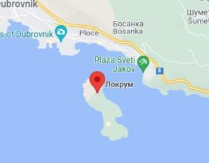 Розташування Острова Локрум на карті