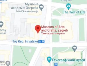 Розташування Музею народних промислів та ремесел на карті