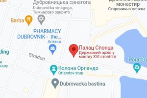 Розташування Палацу Спонца на карті