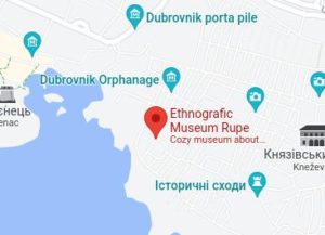 Розташування Етнографічного музею Рупе на карті