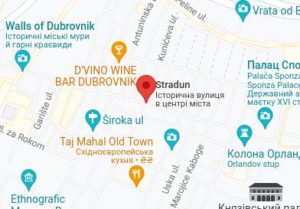 Розташування Вулиці Страдун на карті