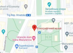 Розташування Етнографічного музею на карті