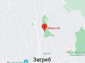 Розташування Кладовища Мирогой на карті